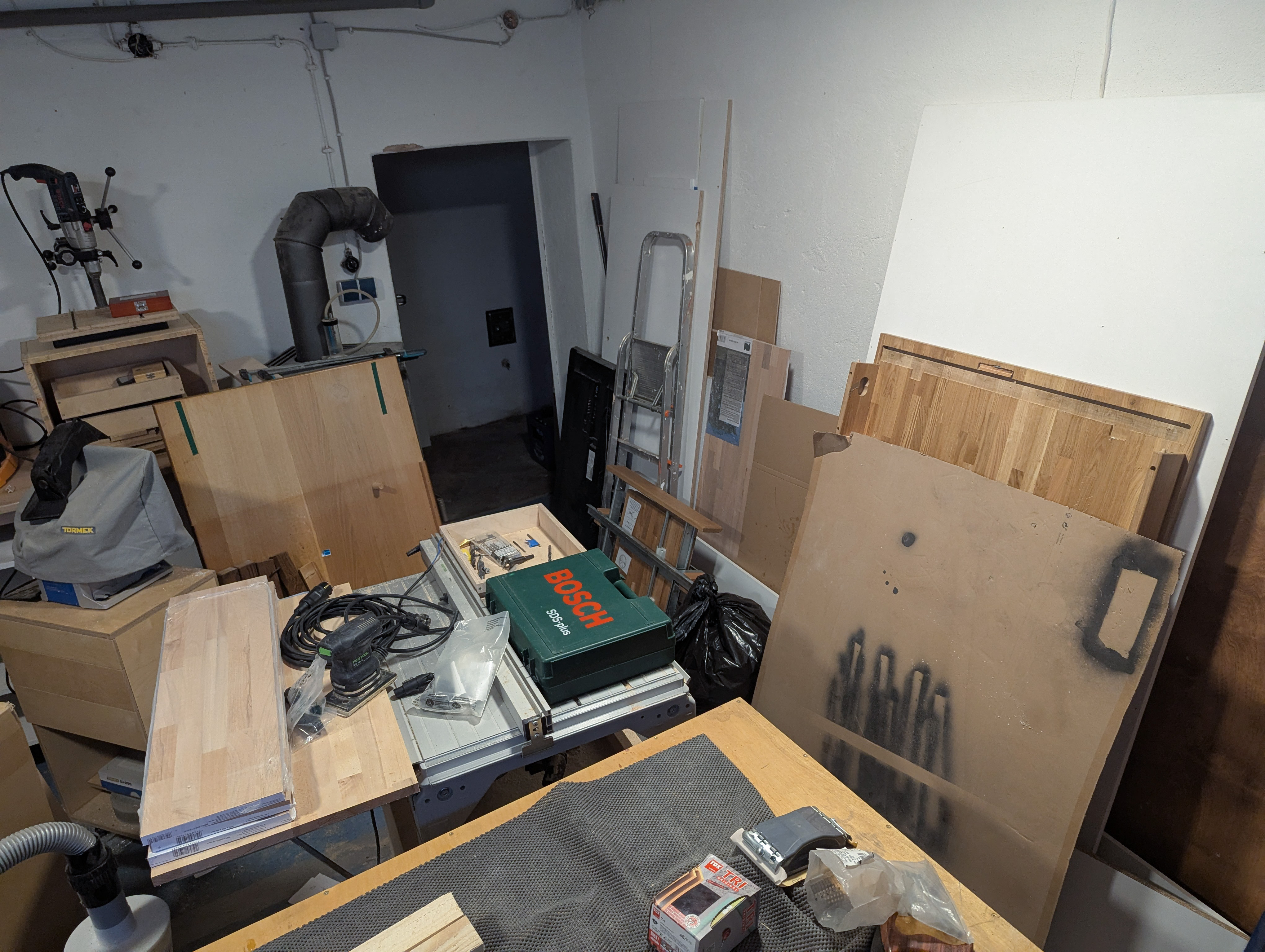 Holzwerken Kellerwerkstatt 012